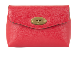 Mulberry Darley Cosmetic Pouch, Leather, Red, MIC, RCT, 3*